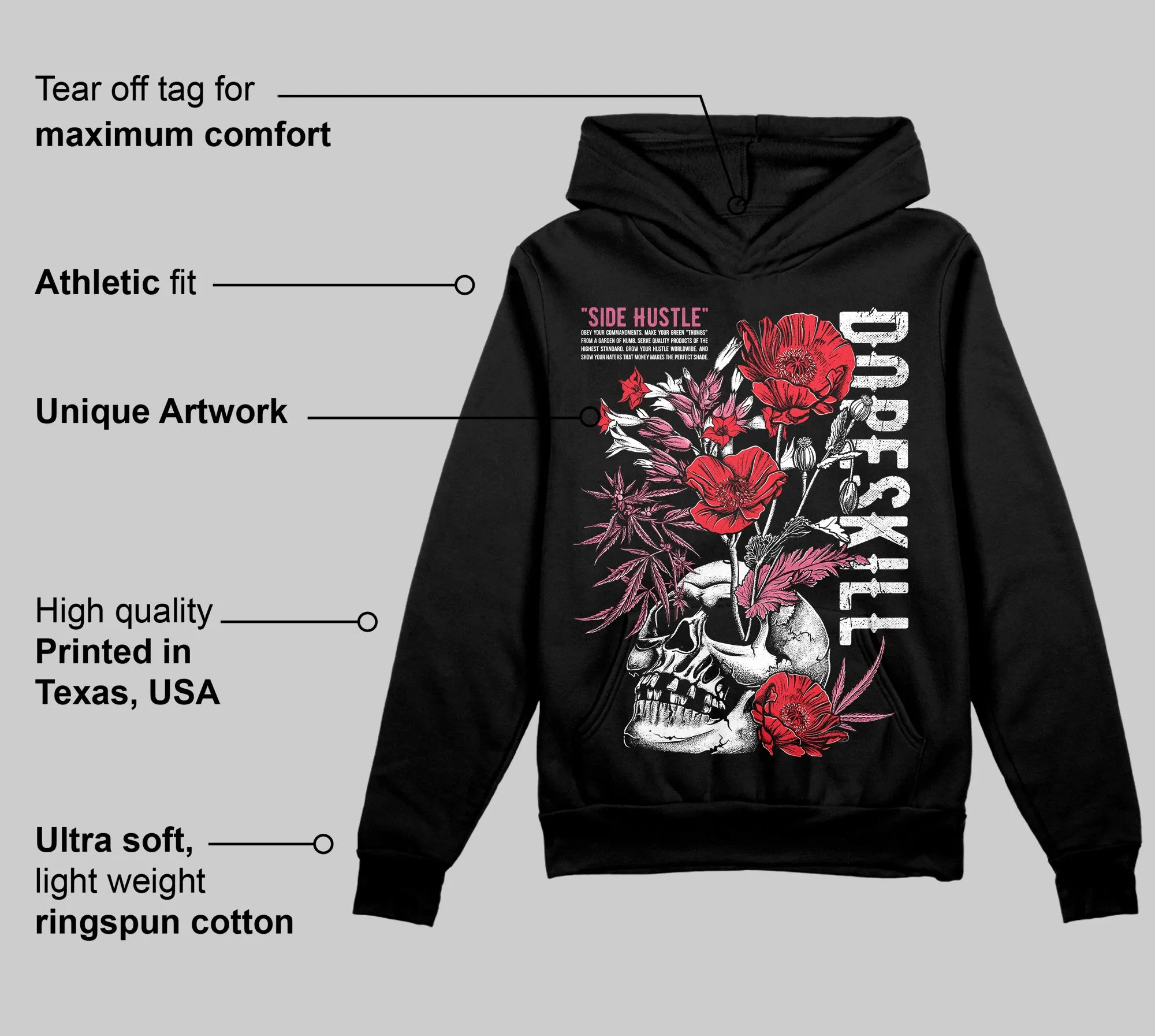 S - Serendipity Pro-X1 W DopeSkill Hoodie Sweatshirt Side Hustle Graphic sold by DopeSkill product image thumbnail 3