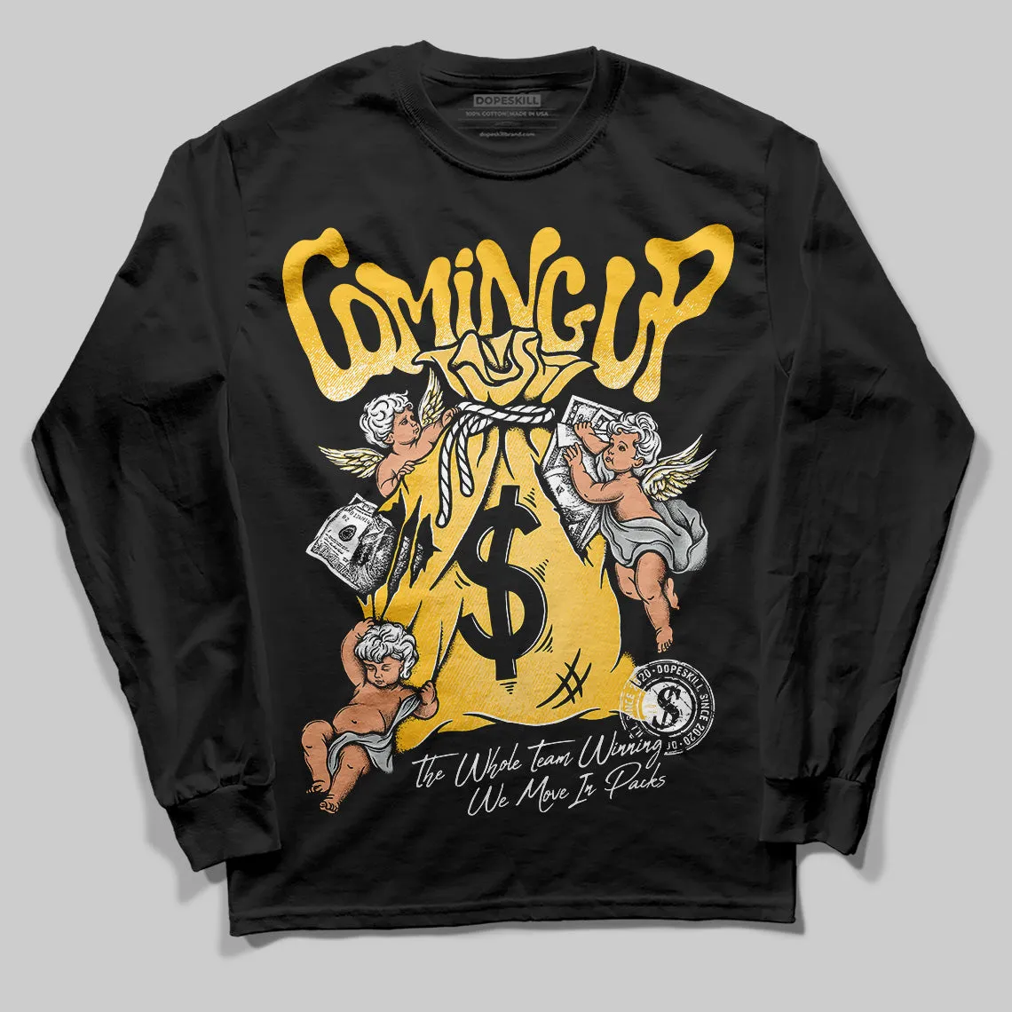 Phantom 12s DopeSkill Long Sleeve T-Shirt Money Bag Coming Up Graphic sold by DopeSkill