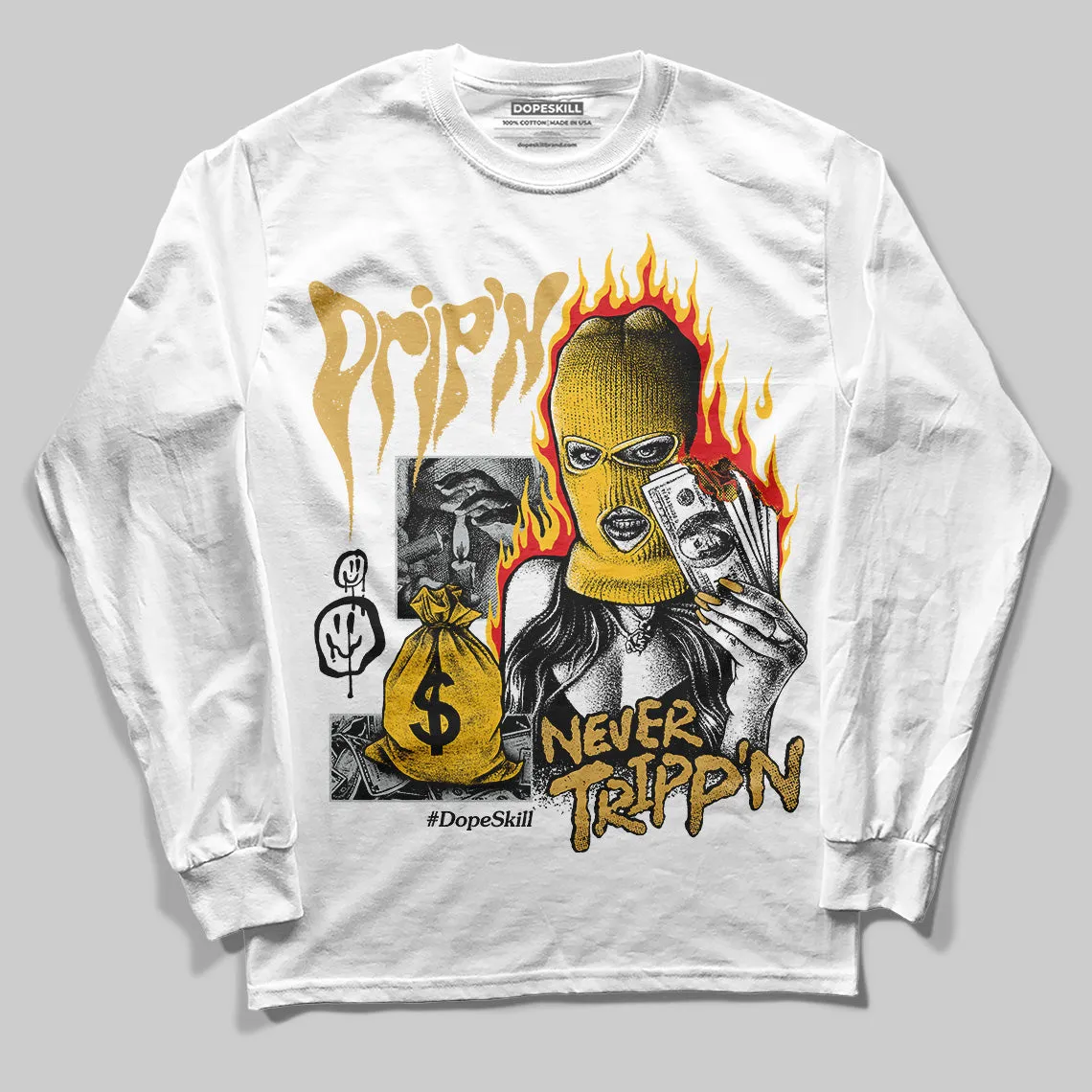 Phantom 12s DopeSkill Long Sleeve T-Shirt Drip'n Never Tripp'n Graphic sold by DopeSkill product image thumbnail 2