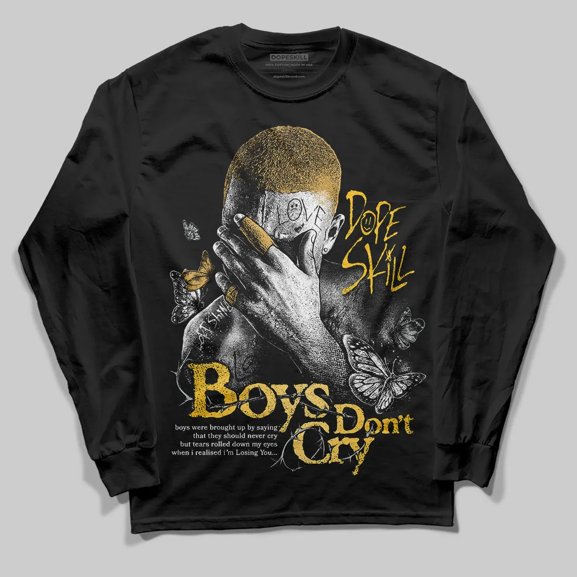 Phantom 12s DopeSkill Long Sleeve T-Shirt Boys Don't Cry Graphic sold by DopeSkill