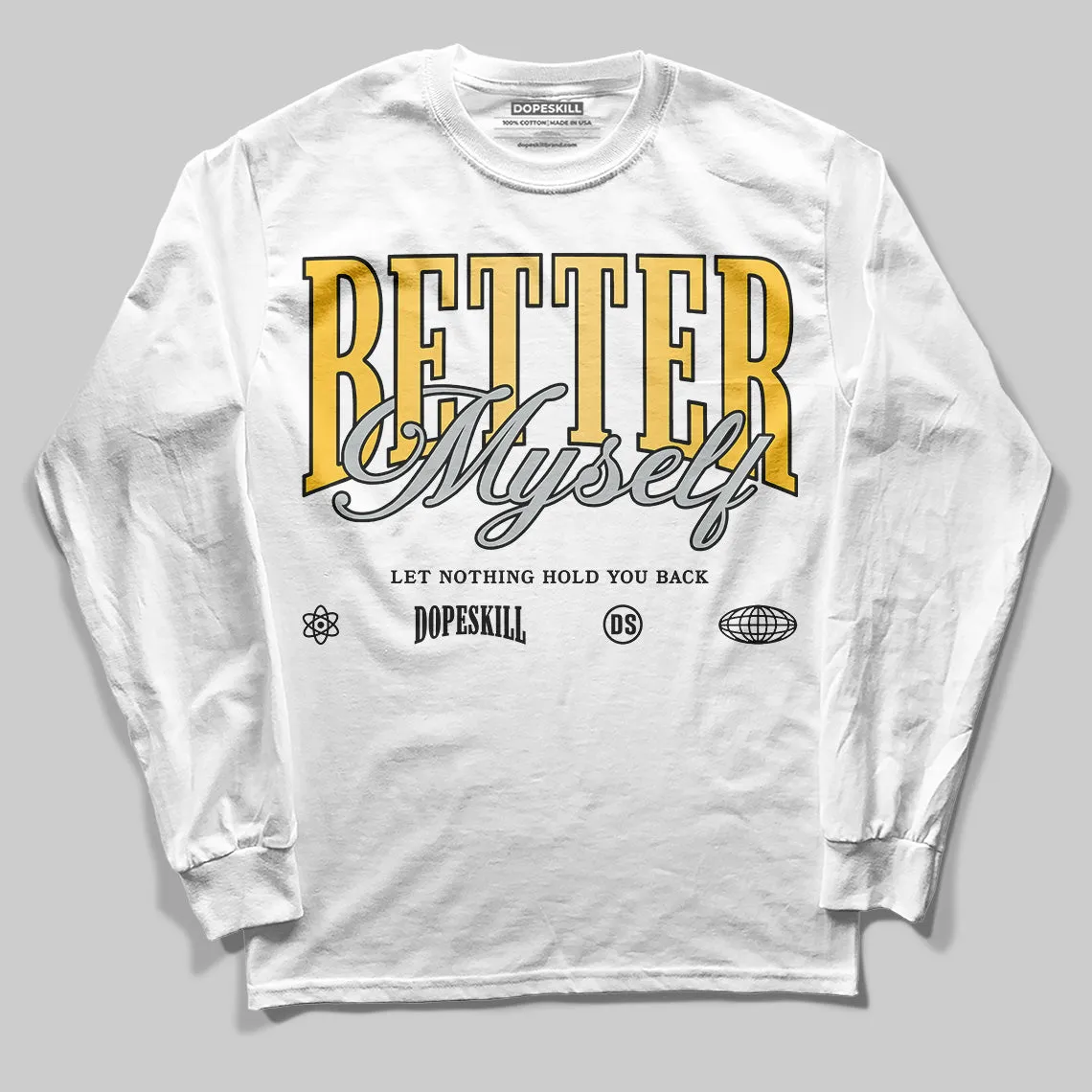 Phantom 12s DopeSkill Long Sleeve T-Shirt Better Myself Graphic sold by DopeSkill product image thumbnail 2