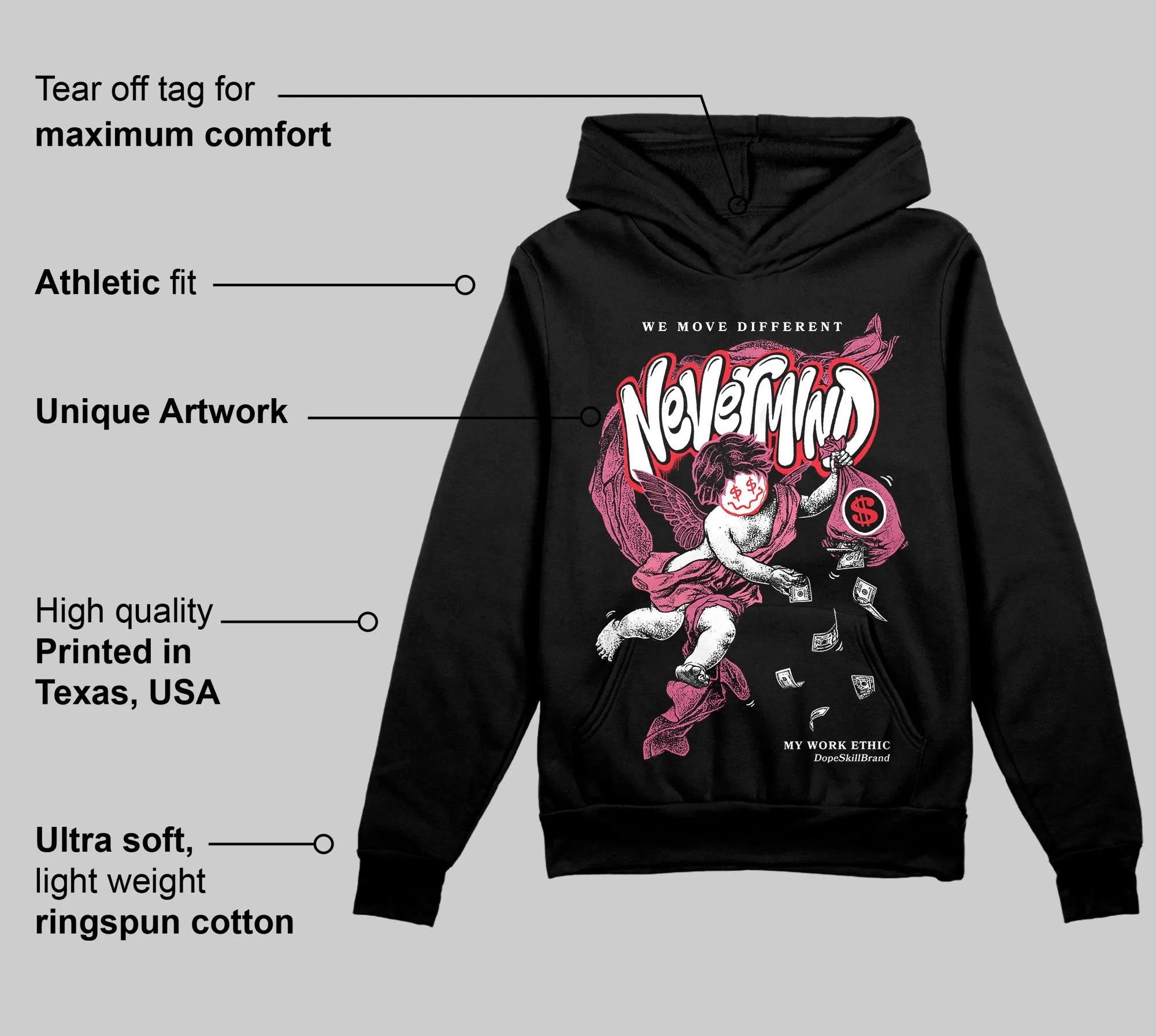 S - Serendipity Pro-X1 W DopeSkill Hoodie Sweatshirt Nevermind Graphic sold by DopeSkill product image thumbnail 3