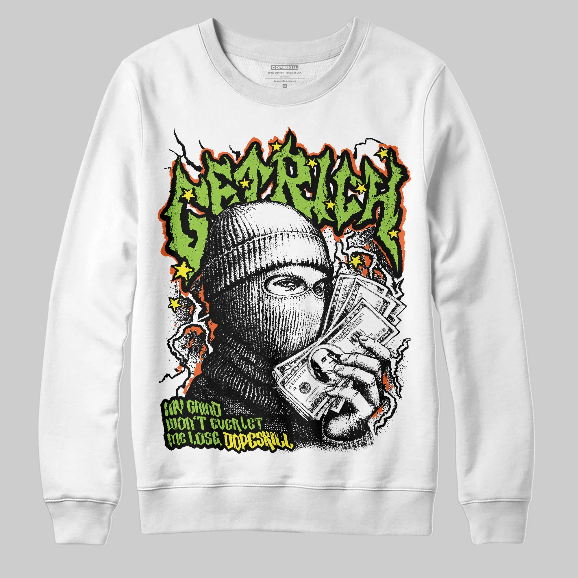 Neon Green Collection DopeSkill Sweatshirt Wealthy Graphic sold by DopeSkill product image thumbnail 2