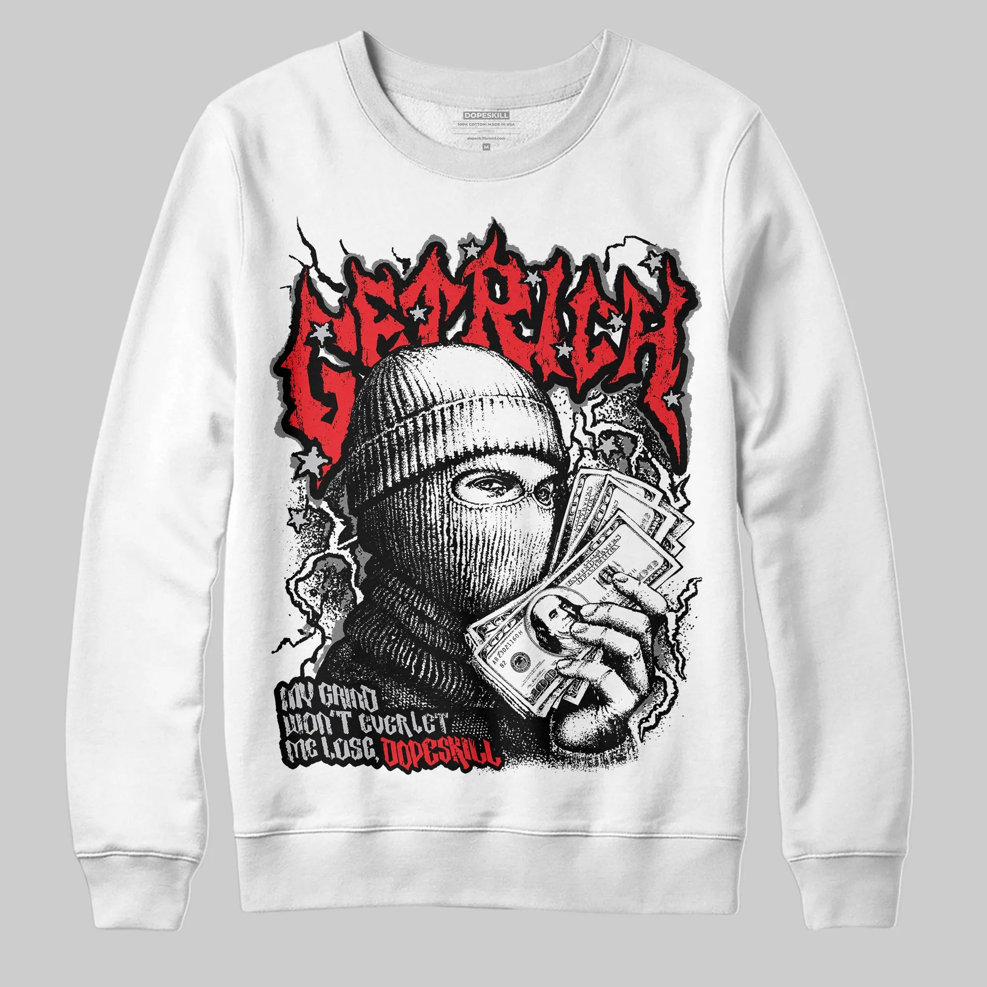 Grey Collection DopeSkill Sweatshirt Wealthy Graphic sold by DopeSkill