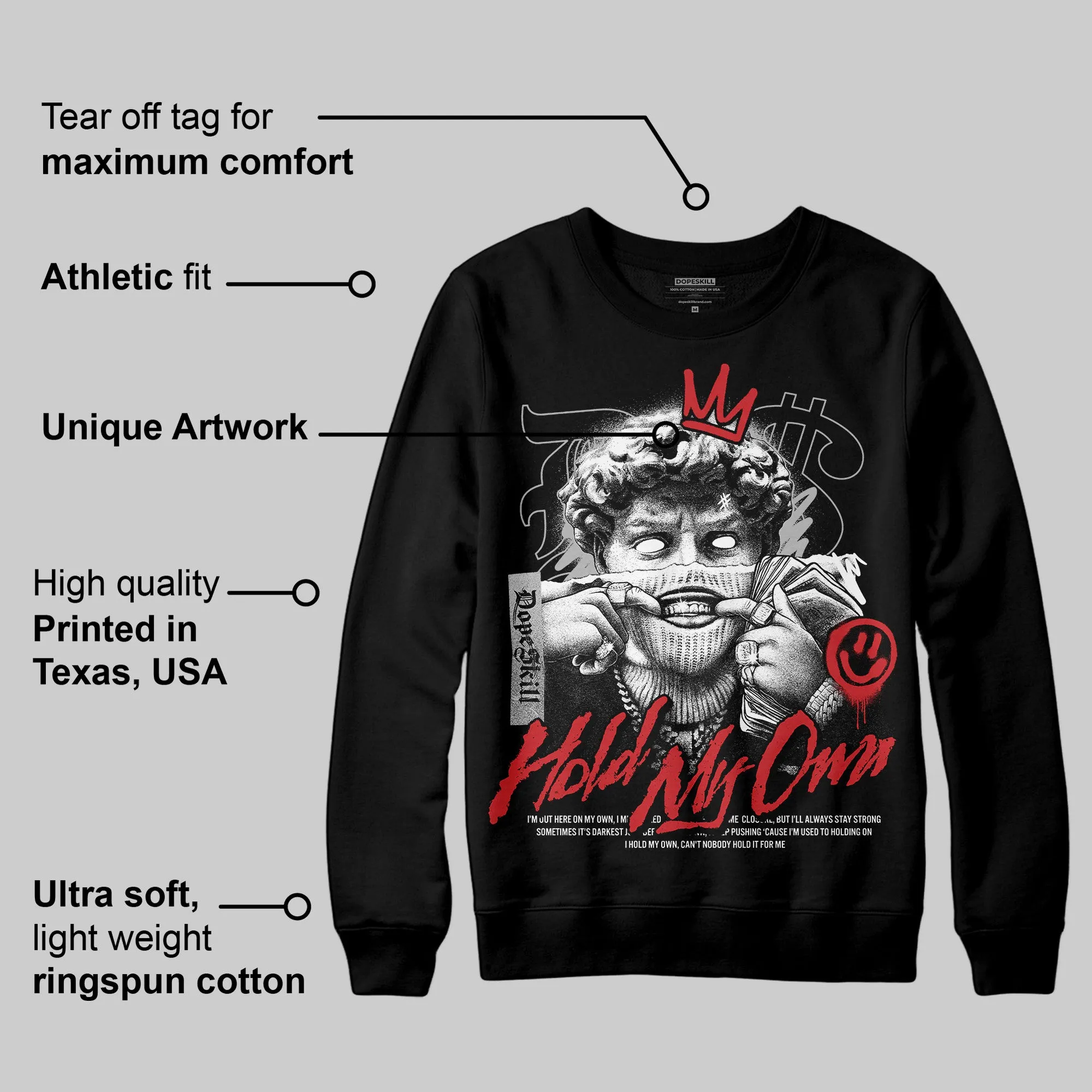 Black Cement 3s DopeSkill Sweatshirt In My Way Graphic sold by DopeSkill product image thumbnail 3