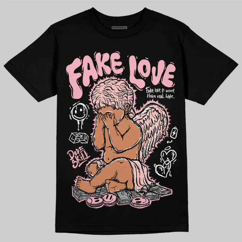 Stars Court White/Pink DopeSkill T-Shirt False Love Graphic sold by DopeSkill