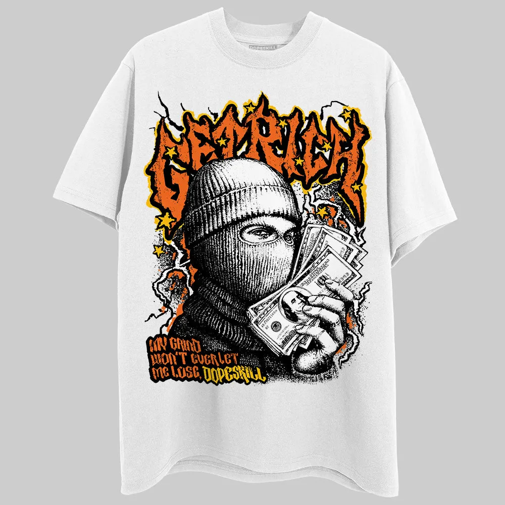 Orange Black White DopeSkill T-Shirt Wealthy Graphic sold by DopeSkill