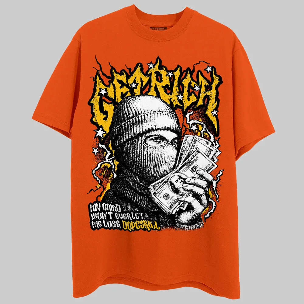 Orange Black White DopeSkill T-Shirt Wealthy Graphic sold by DopeSkill product image thumbnail 3