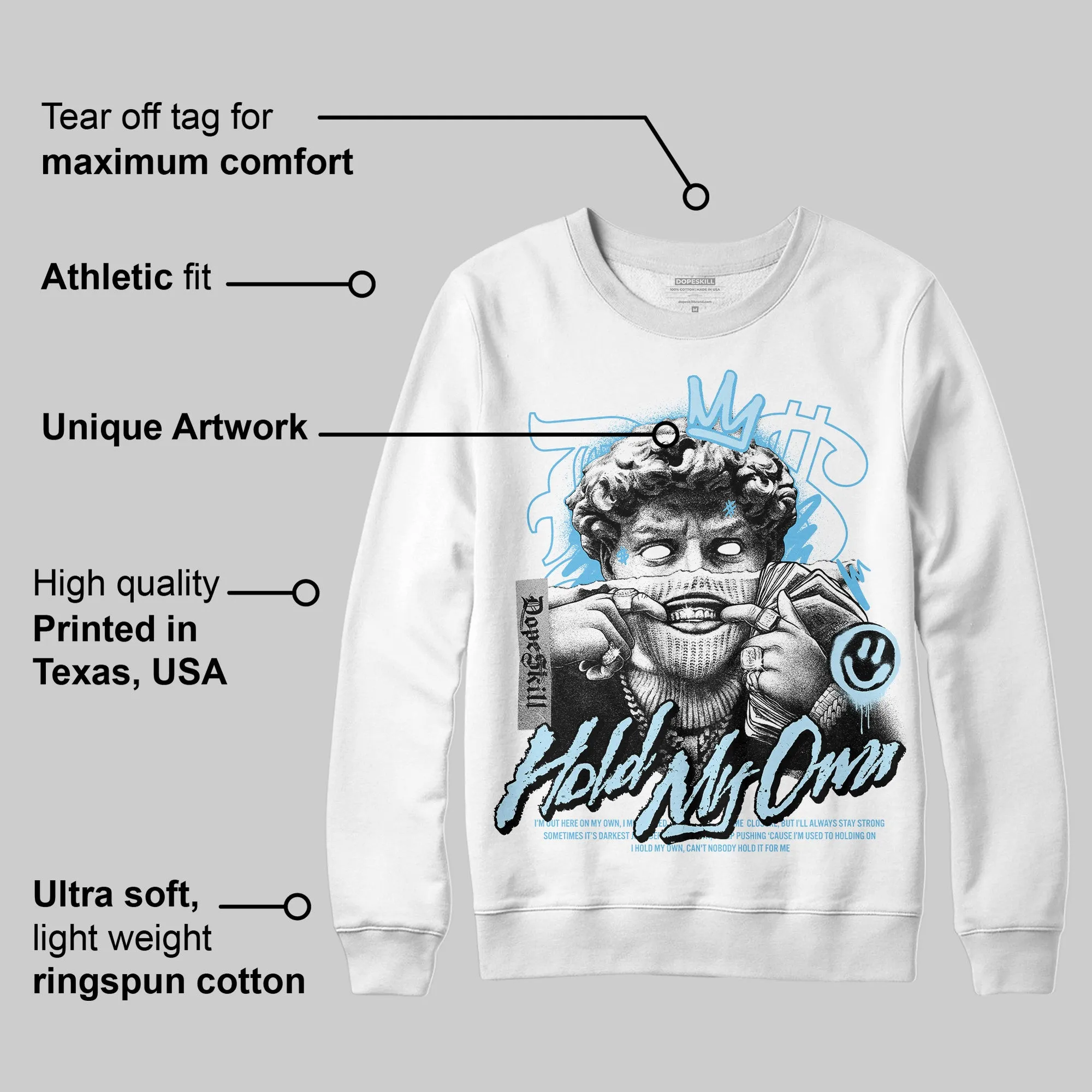 Legend Blue 11s DopeSkill Sweatshirt In My Way Graphic sold by DopeSkill product image thumbnail 3