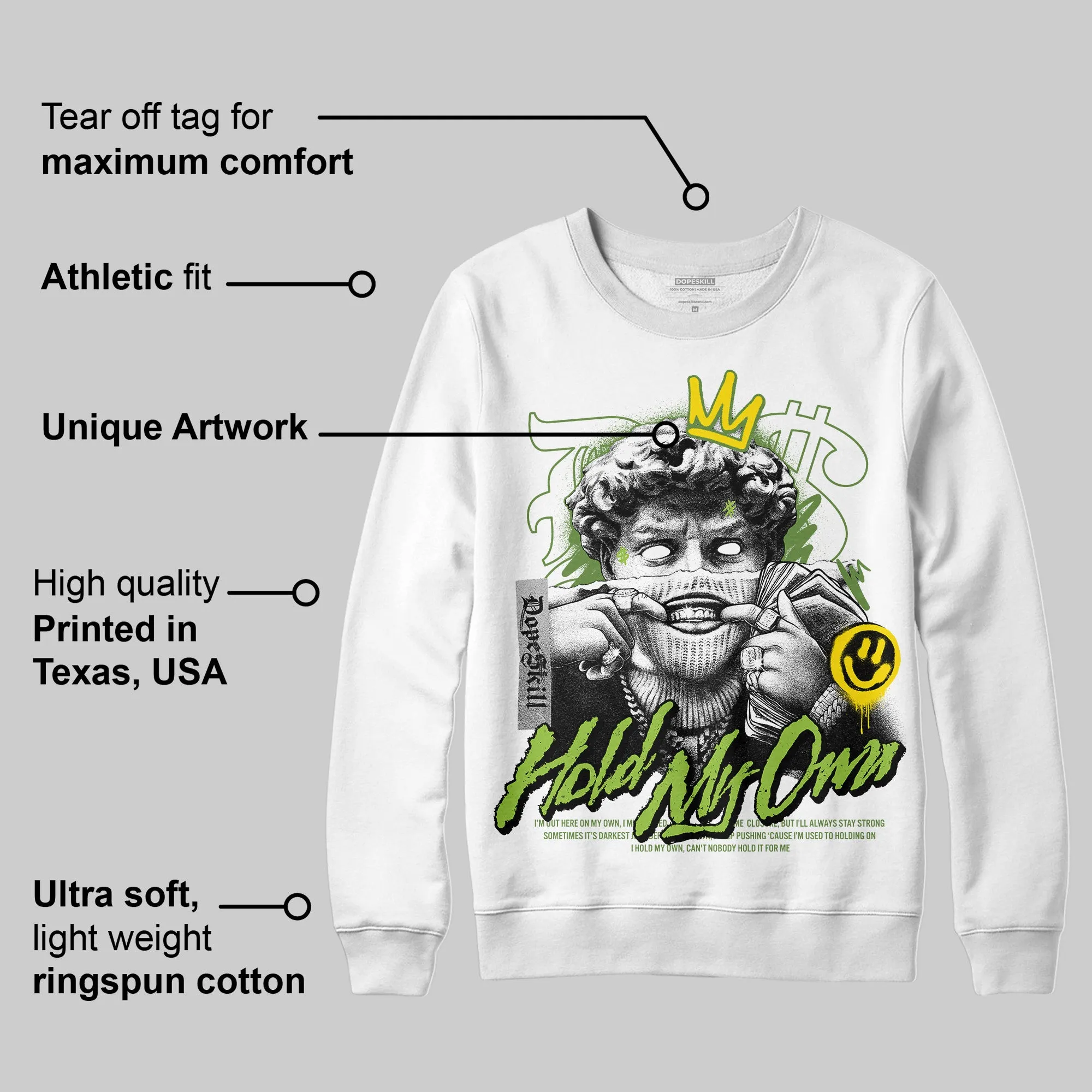 Dunk 'Chlorophyll' DopeSkill Sweatshirt In My Way Graphic sold by DopeSkill product image thumbnail 3
