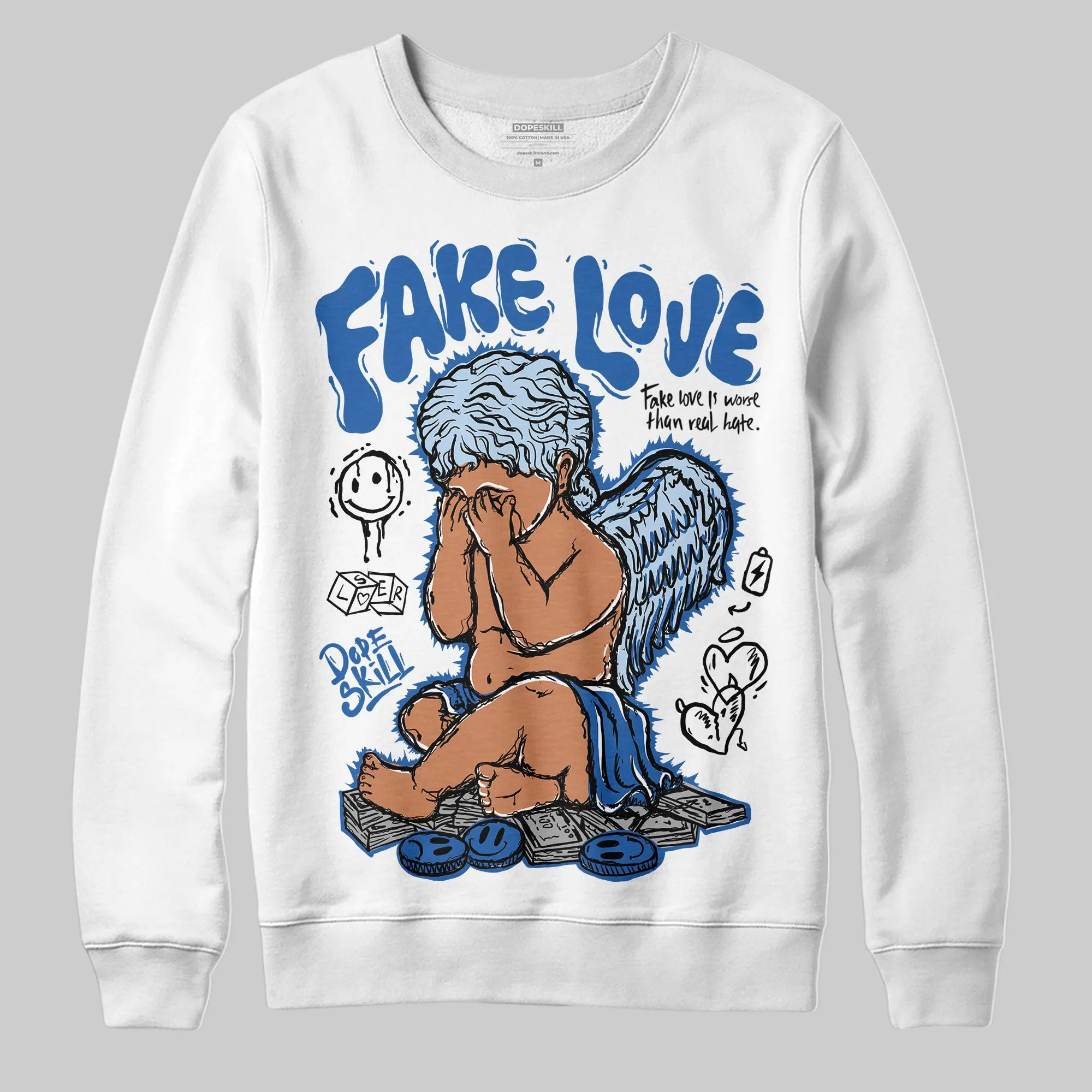 Space Jam 11s DopeSkill Sweatshirt False Love Graphic sold by DopeSkill product image thumbnail 2
