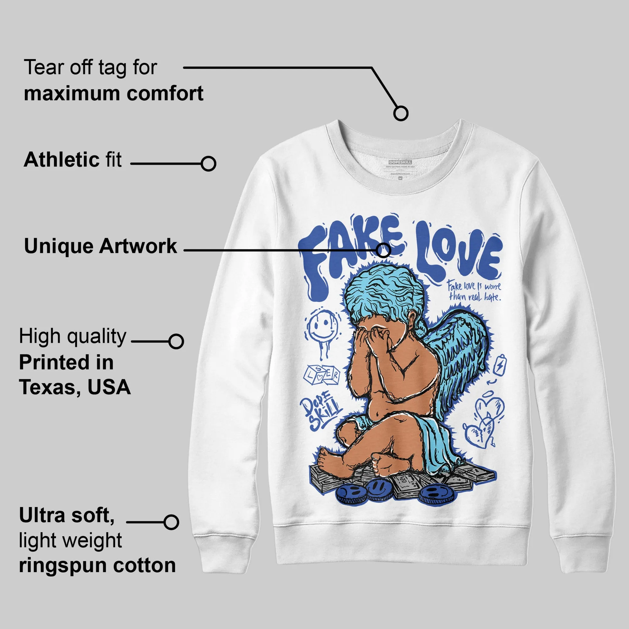 SB Dunk Argon DopeSkill Sweatshirt False Love Graphic sold by DopeSkill product image thumbnail 3