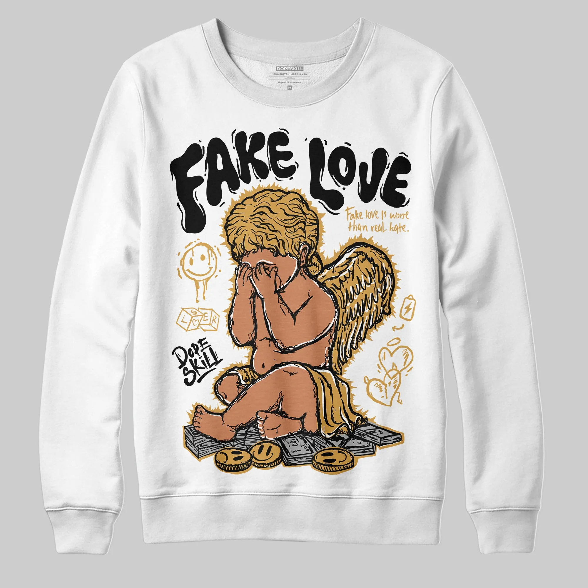 Gratitude 11s DopeSkill Sweatshirt False Love Graphic sold by DopeSkill