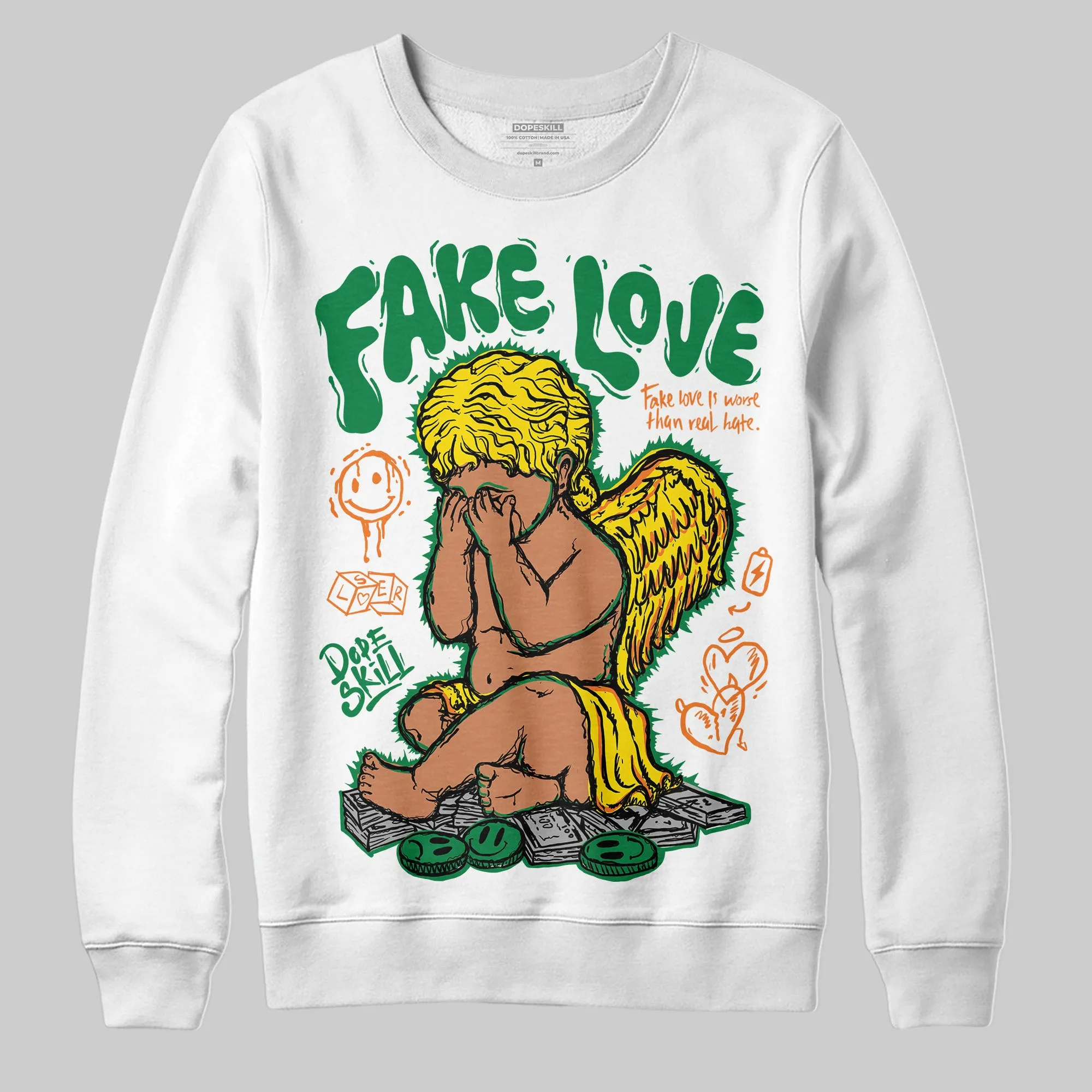 Dunk Reverse Brazil DopeSkill Sweatshirt False Love Graphic sold by DopeSkill