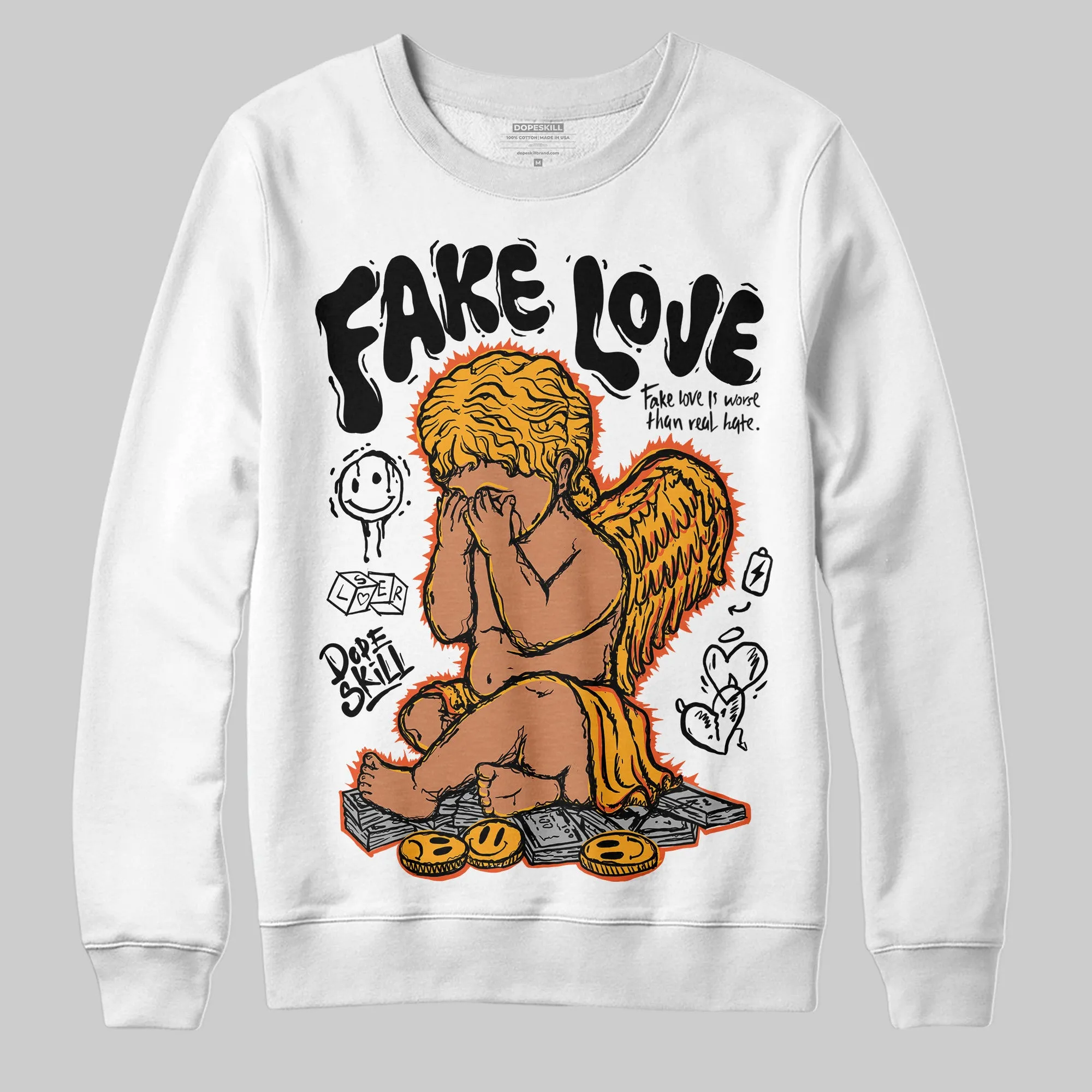 Black Taxi 12s DopeSkill Sweatshirt False Love Graphic sold by DopeSkill product image thumbnail 2