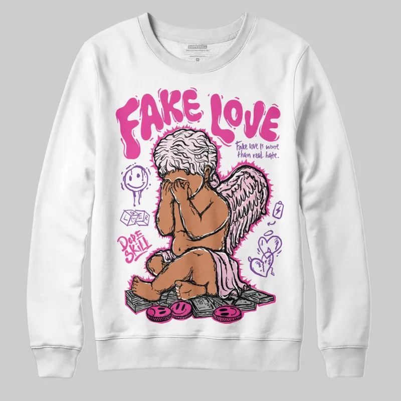 Pink Collection DopeSkill Sweatshirt False Love Graphic sold by DopeSkill