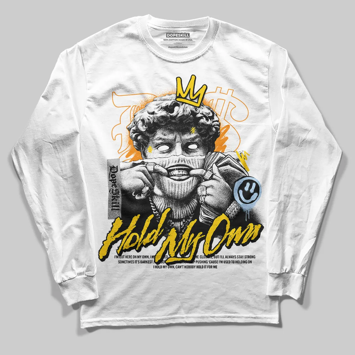 Yellow Ochre 6s DopeSkill Long Sleeve T-Shirt In My Way Graphic sold by DopeSkill product image thumbnail 2