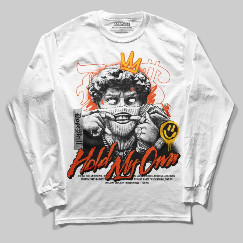Orange Milk DopeSkill Long Sleeve T-Shirt In My Way Graphic sold by DopeSkill