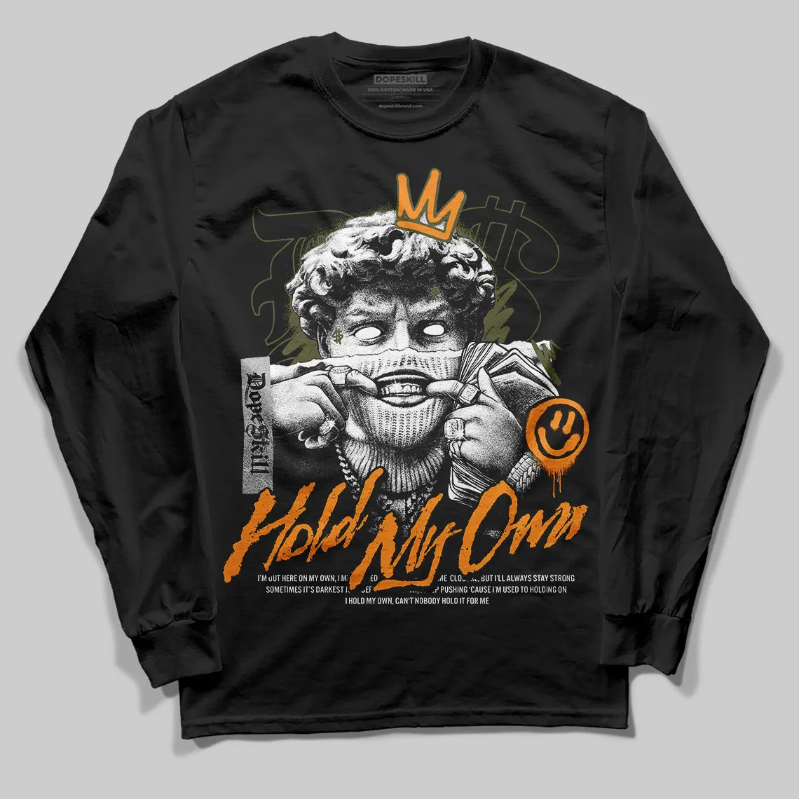 Olive 5s DopeSkill Long Sleeve T-Shirt In My Way Graphic sold by DopeSkill product image thumbnail 2