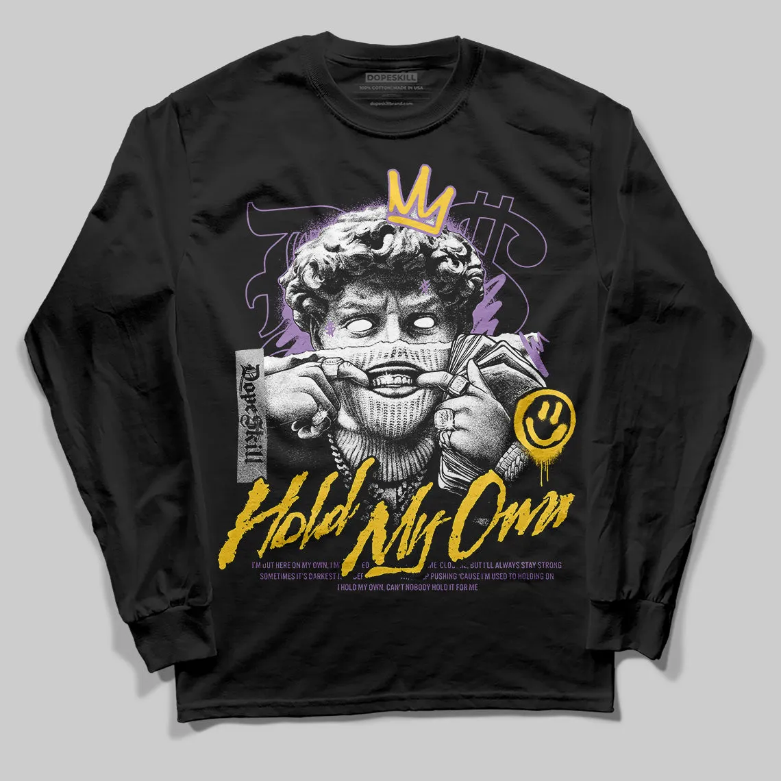 Field Purple 12s DopeSkill Long Sleeve T-Shirt In My Way Graphic sold by DopeSkill product image thumbnail 2