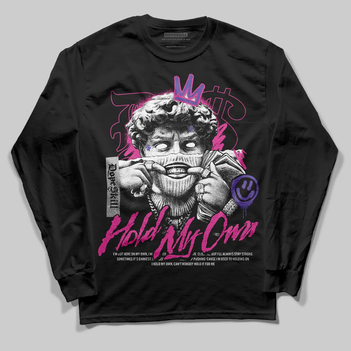 Dunk Active Fuchsia DopeSkill Long Sleeve T-Shirt In My Way Graphic sold by DopeSkill product image thumbnail 2