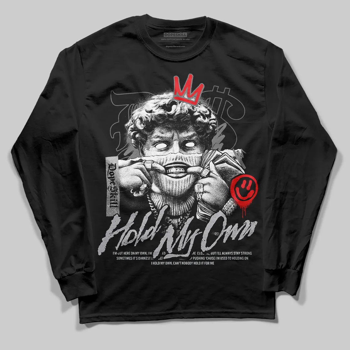 Grey Collection DopeSkill Long Sleeve T-Shirt In My Way Graphic sold by DopeSkill product image thumbnail 2