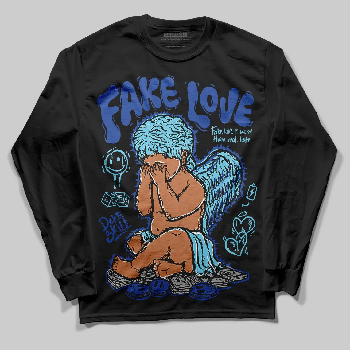 SB Dunk Argon DopeSkill Long Sleeve T-Shirt False Love Graphic sold by DopeSkill product image thumbnail 2