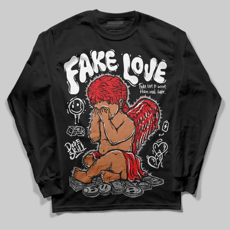 Dunk Panda White Black DopeSkill Long Sleeve T-Shirt False Love Graphic sold by DopeSkill