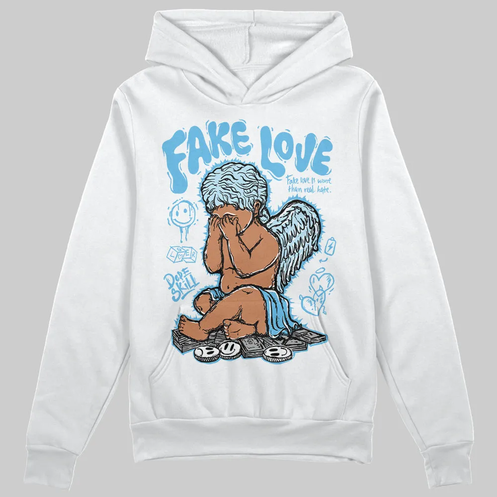 Legend Blue 11s DopeSkill Hoodie Sweatshirt False Love Graphic sold by DopeSkill