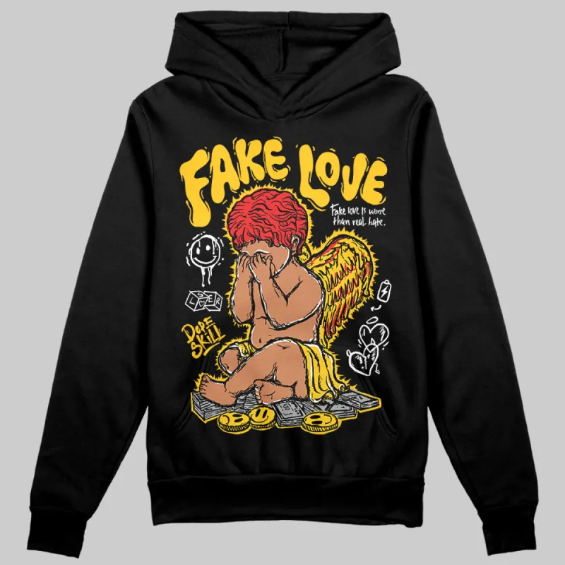 Yellow Collection DopeSkill Hoodie Sweatshirt False Love Graphic sold by DopeSkill