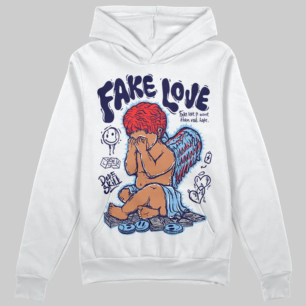 University Blue Collection DopeSkill Hoodie Sweatshirt False Love Graphic sold by DopeSkill
