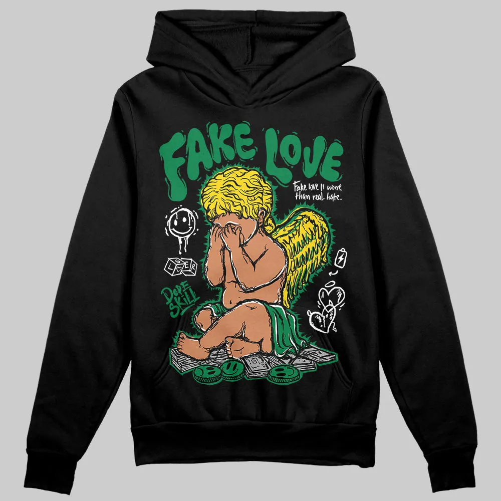 Lucky Green 5s DopeSkill Hoodie Sweatshirt False Love Graphic sold by DopeSkill product image thumbnail 2