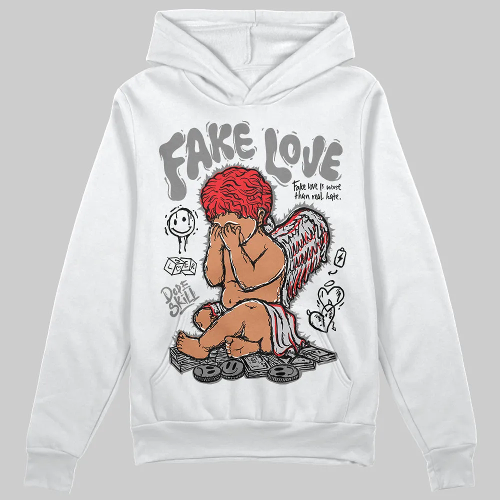 Grey Collection DopeSkill Hoodie Sweatshirt False Love Graphic sold by DopeSkill
