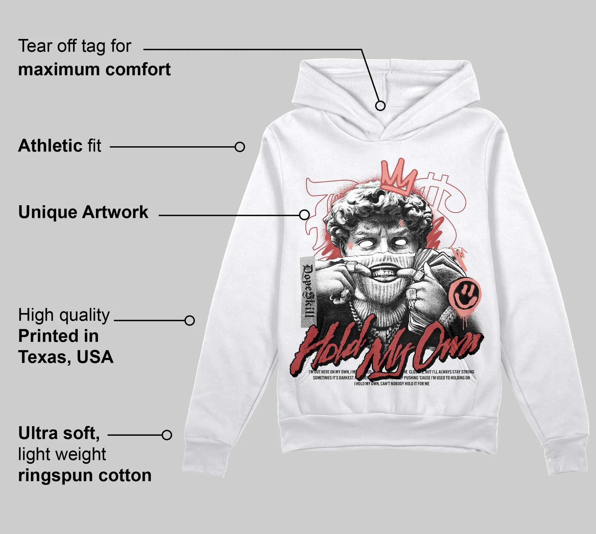 Dune Red 13s DopeSkill Hoodie Sweatshirt In My Way Graphic sold by DopeSkill product image thumbnail 3