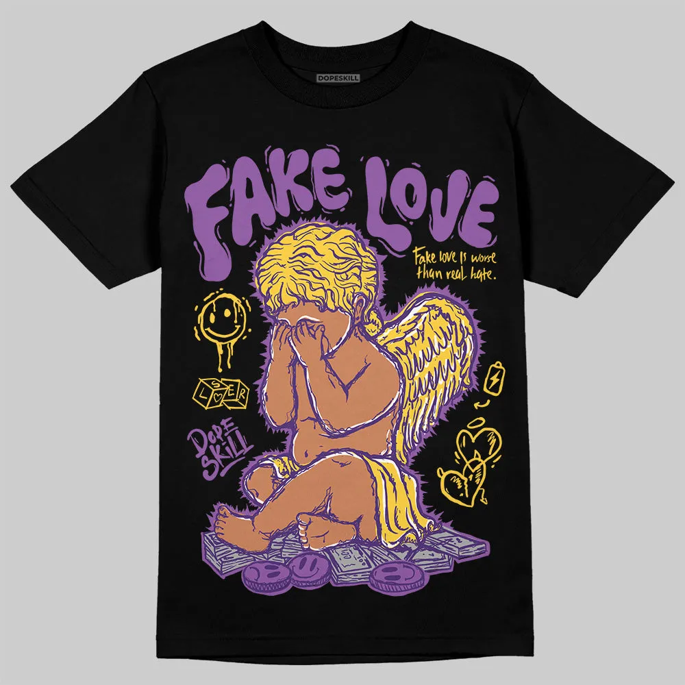Field Purple 12s DopeSkill T-Shirt False Love Graphic sold by DopeSkill product image thumbnail 2