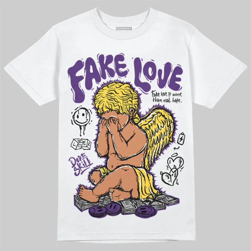 Field Purple 12s DopeSkill T-Shirt False Love Graphic sold by DopeSkill
