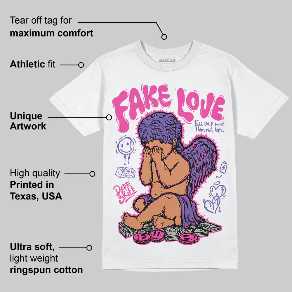 Dunk Active Fuchsia DopeSkill T-Shirt False Love Graphic sold by DopeSkill product image thumbnail 3