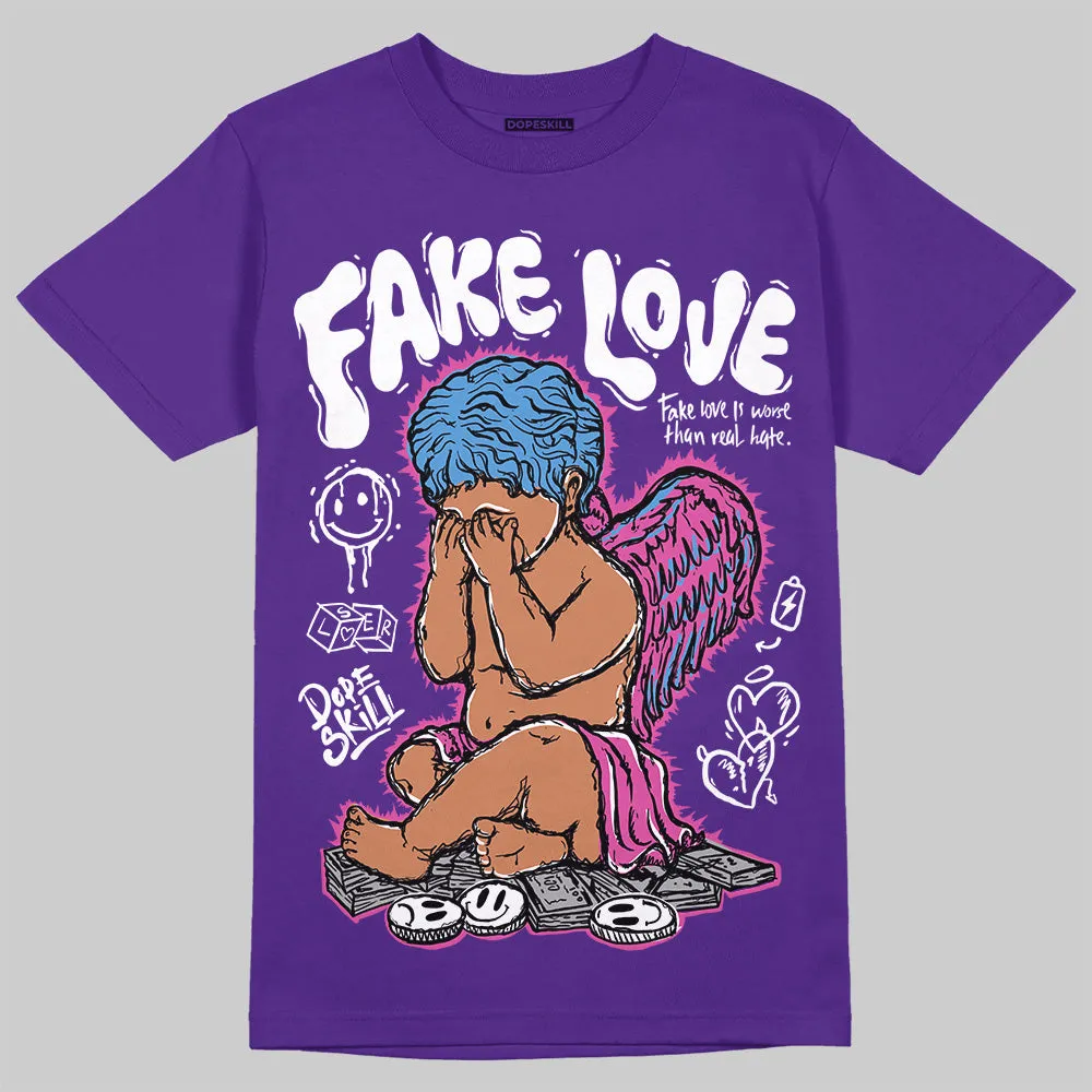 PURPLE Collection DopeSkill Purple T-shirt False Love Graphic sold by DopeSkill