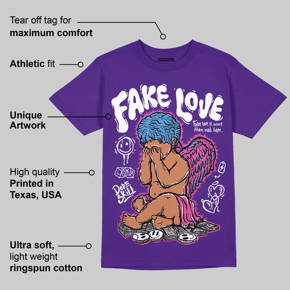 PURPLE Collection DopeSkill Purple T-shirt False Love Graphic sold by DopeSkill product image thumbnail 2