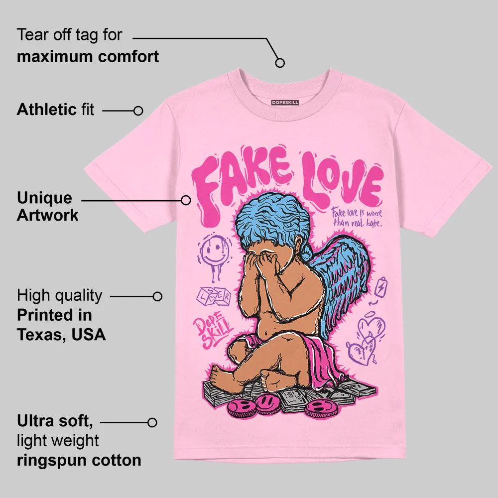 Pink Collection DopeSkill Pink T-shirt False Love Graphic sold by DopeSkill product image thumbnail 2