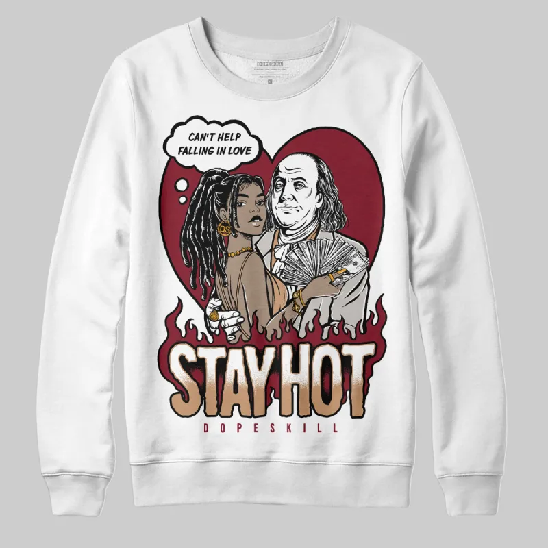 Samba OG Collegiate Burgundy DopeSkill Sweatshirt Stay Hot Graphic sold by DopeSkill