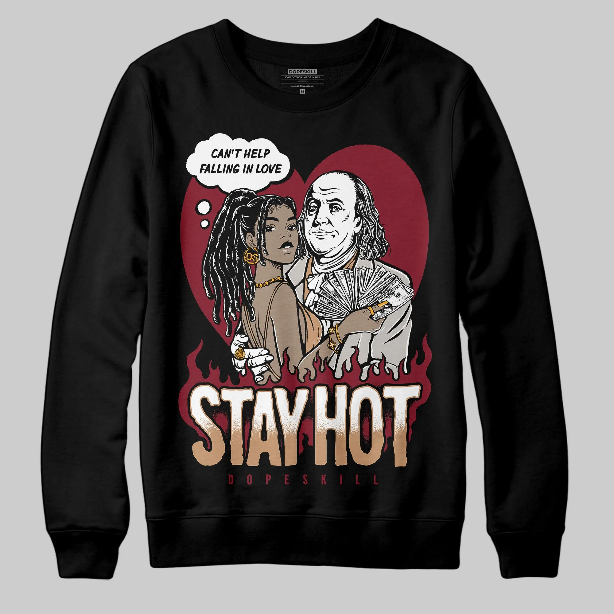 Samba OG Collegiate Burgundy DopeSkill Sweatshirt Stay Hot Graphic sold by DopeSkill product image thumbnail 2