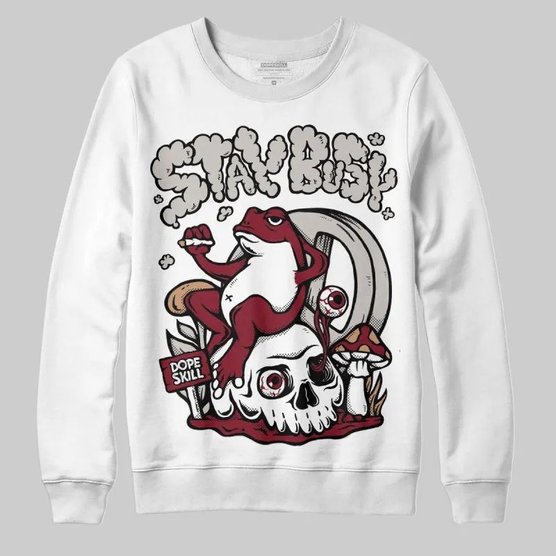 Samba OG Collegiate Burgundy DopeSkill Sweatshirt Stay Busy Graphic sold by DopeSkill