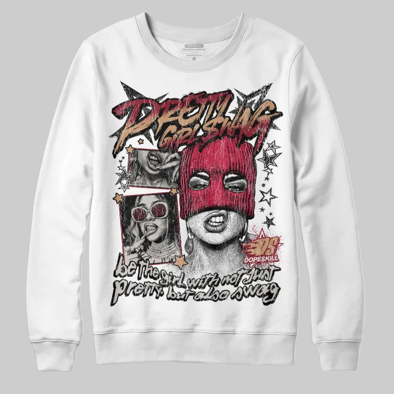 Samba OG Collegiate Burgundy DopeSkill Sweatshirt Pretty Girl Swag Graphic sold by DopeSkill