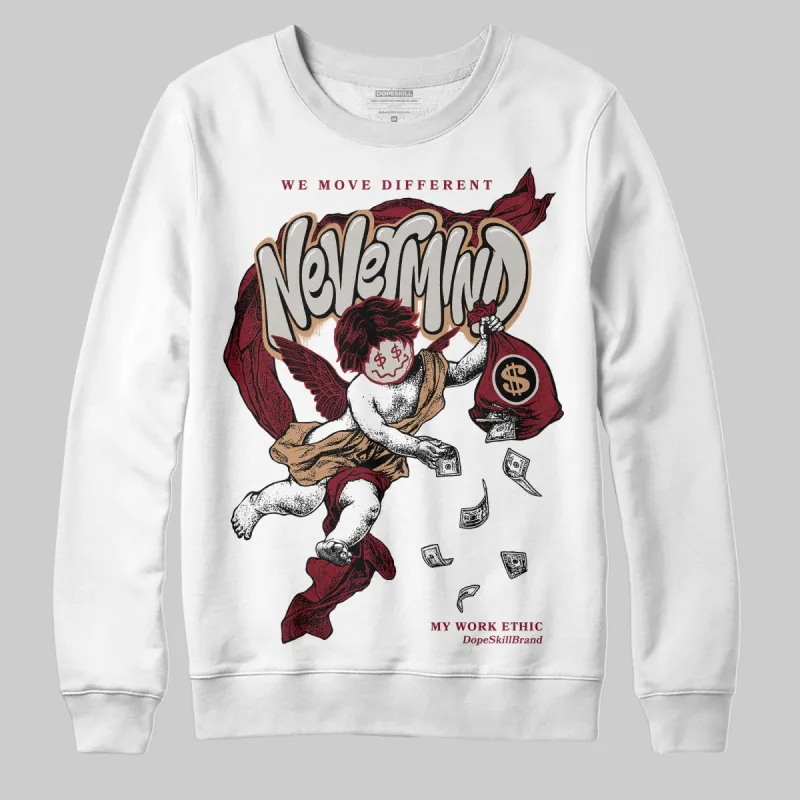 Samba OG Collegiate Burgundy DopeSkill Sweatshirt Nevermind Graphic sold by DopeSkill