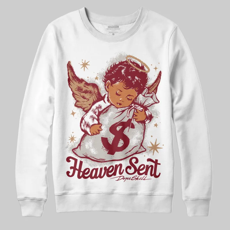 Samba OG Collegiate Burgundy DopeSkill Sweatshirt Heaven Sent Graphic sold by DopeSkill