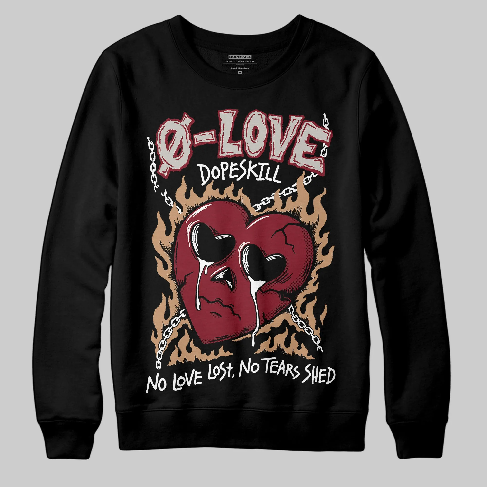 Samba OG Collegiate Burgundy DopeSkill Sweatshirt Crying Heart Graphic sold by DopeSkill product image thumbnail 2
