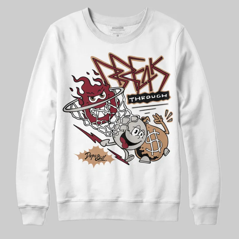 Samba OG Collegiate Burgundy DopeSkill Sweatshirt Break Through Graphic sold by DopeSkill