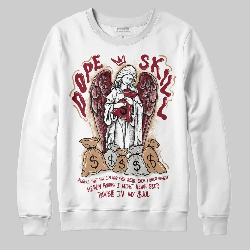 Samba OG Collegiate Burgundy DopeSkill Sweatshirt Angels Graphic sold by DopeSkill