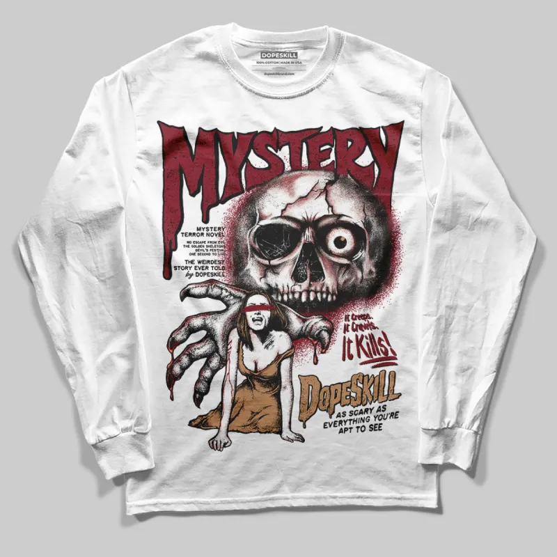 Samba OG Collegiate Burgundy Long Sleeve T-Shirt Mystery Ghostly Grasp Graphic sold by DopeSkill